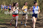 Womens Under-17s 2022 CAU Inter Counties Cross Country, Prestwold Hall, Loughborough.  Photo: David T. Hewitson/Sports for All Pics